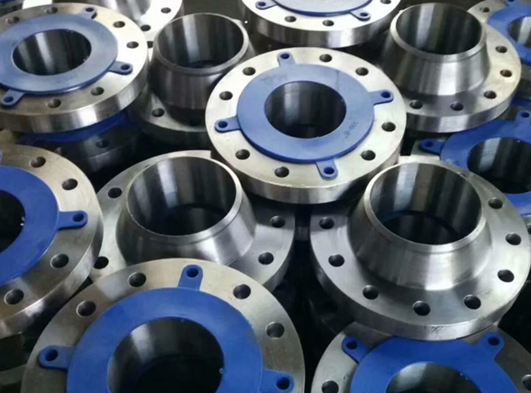 Nitronic 50 Flanges manufactured by Technolloy Inc for high temperature and corrosion resistant industrial applications