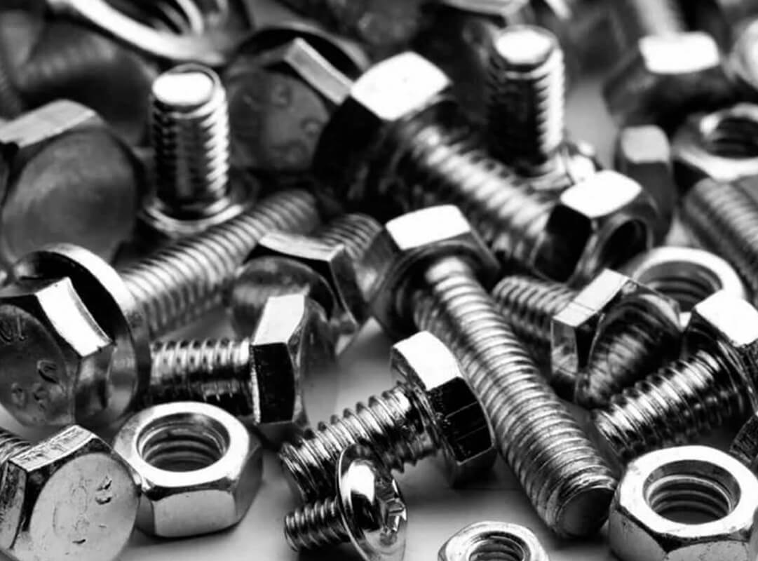 Nitronic 60 Fasteners manufactured by Technolloy Inc for high temperature and corrosion resistant industrial applications