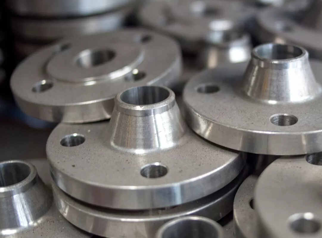 Nitronic 60 Flanges manufactured by Technolloy Inc for high temperature and corrosion resistant industrial applications