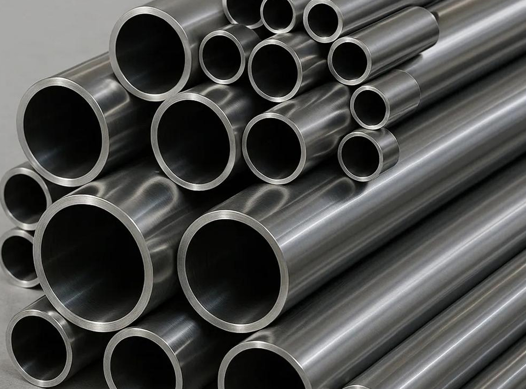 Titanium Gr 12 Pipes & Tubes manufactured by Technolloy Inc for high temperature and corrosion resistant industrial applications