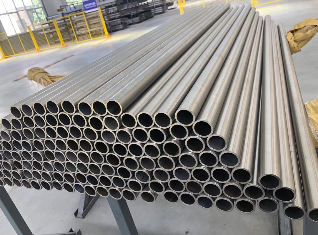 Titanium Gr 1 Pipes & Tubes manufactured by Technolloy Inc for high temperature and corrosion resistant industrial applications